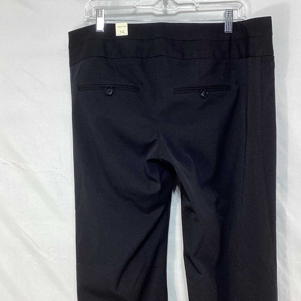 NWT Maurices size 14 Women's Black Dress Pants - Picture 6 of 12